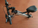 FTN 折叠电动车锂电池自行车迷你小型电动电瓶车 男女代步滑板电单车 12.8A-银-GPS-续航约45-50km 实拍图