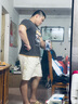 宝梵图联名小熊短裤男春夏季薄款宽松直筒五分韩系休闲五分沙滩裤 NA卡其色 2XL 实拍图