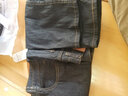 彼爱诗【两条装】弹力牛仔裤男夏秋季宽松直筒休闲男士牛仔裤工作男裤 O09黑+8O10黑 【两条装】 33 码【2尺6】135-145斤 实拍图