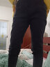 南叮雅格孕妇牛仔裤秋冬新款外穿孕妇裤子新款加绒弹力修身显瘦小脚裤长裤 黑色春秋款 M 80-115斤 实拍图