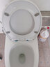 沐唯（muvi）马桶盖通用u型坐便器盖子配件加厚加大马桶圈厕所老式缓降座垫盖 中O型PP加厚款【安装通用型】 实拍图