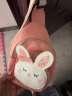 叕二叕 儿童背包户外儿童包可爱卡通小兔子儿童胸包时尚洋气女孩斜挎包 粉色 实拍图