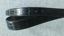 Wlkelasi男皮带不带头板扣平滑扣腰带皮带条头层牛皮鳄鱼纹自动扣带身 款式3-3.5宽黑色自动扣带身 105-110CM 实拍图
