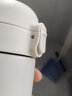 德琅（DELANG）品牌保温杯不锈钢水杯车载男女弹跳杯办公水杯随手杯304不锈钢 DL8107-500ml弹跳杯-象牙白 实拍图