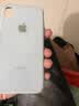 新爵 苹果x手机壳玻璃镜面iphone xs max xr液态硅胶防摔潮牌个性软全包超薄男女款 蓝灰色【钢化玻璃背板】 适用苹果X/XS【5.8英寸】 实拍图