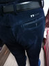 （2条109元）秋冬厚款休闲裤中老年高腰宽松免烫灯芯绒条绒裤男装直筒男裤 066宝石蓝+065深卡其 36码=2尺9腰围 实拍图