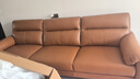 源氏木语客厅家用轻奢头层牛皮质沙发2.78米大三人位（浅棕灰全真皮） 实拍图