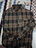 Foss Phil格子衬衫男女秋冬季宽松痞帅衬衣cityboy长袖外套FPCS13咖啡格2XL 实拍图