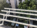 金贵夫人阳台外伸缩晾衣架室外推拉晾衣杆窗外折叠晒衣架户外凉衣架 时尚银 四杆2.5米加筋杆+豪华支架+6大升级 实拍图