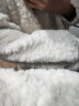 三彩2022冬季新款毛绒外套环保皮草仿羊羔毛短款上衣宽松保暖女 米黄 170/92A/XL 晒单实拍图