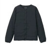 MUJI 女式轻量羽绒便携式夹克衫羽绒服短款轻薄女款冬季BDC07C1A 黑色 S (155/80A) 实拍图