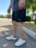 安踏运动五分裤男2025夏季新款宽松薄款直筒速干透气带拉链运动短裤 【 五分口袋拉链】基础黑-4 L /175cm (适合130-150斤) 实拍图
