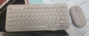 罗技（Logitech）K380蓝牙键盘 笔记本平板IPAD电脑静音键盘多设备时尚超薄便携巧克力按键 芍药白 实拍图