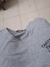 汉角 夏季男士潮牌运动坎肩t纯棉V领青年学生马甲韩版健身修身背心男潮流无袖恤时尚衣服 8015浅灰色 XXL/180【135-150斤】 实拍图
