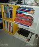 誉展墙上置物架壁挂书架新款卧室隔板墙面装饰客厅电视背景墙壁柜吊柜 灰色框架黄色拼色120*20*65 实拍图