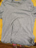 七匹狼t恤男短袖纯棉男士夏季半袖T恤运动休闲宽松v领全棉打底衣汗衫 V领2件(浅灰+黑色) 2XL (180) 推荐体重150-170斤 实拍图