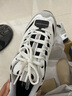 斯凯奇（Skechers）黑白金熊丨男女同款老爹鞋复古熊猫鞋情侣校园风潮流增高运动休闲 【女款】白色/浅灰色/WLGY(白金) 38.5 实拍图
