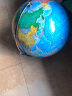 优迈 超大号地球仪42/50/62/80CM办公室书房台式摆件大号发光台灯客厅世界地图AR 球直径50CM 高60cm 天蓝色 实拍图