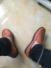 红蜻蜓男士时尚豆豆鞋舒适套脚休闲男鞋皮鞋WTA55901F 桔红色 44 实拍图