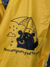 太空（TaiKong）电动电瓶摩托车雨衣长款全身防暴雨单人时尚卡通男女加大加厚雨披 无镜套-黄色 5XL 实拍图