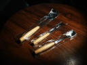 木上 日式便携餐具榉木柄不锈钢刀叉餐具 刀叉勺子咖啡勺可爱木柄筷子 餐勺中号 实拍图