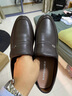 康奈男鞋 商务休闲男鞋圆头套脚皮鞋男士单鞋西装皮鞋1167724 1167724咖色 40 实拍图