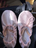 三沙（Sansha）芭蕾舞鞋女儿童练功鞋缎面公主软鞋一块底入门可穿4S英缎36 实拍图