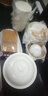 景航 碗碟套装景德镇陶瓷器餐具 家用吃饭碗筷盘碟子简约碗具乔迁礼品 方形68件天元堡配置 实拍图