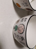 筷创 亲子碗家用陶瓷米饭碗一人一碗家庭区分碗环保碗筷子勺子套装餐具 外公+外婆 4.5英寸方碗+勺子+筷子 实拍图