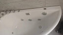 艾戈恋家 弧形亚克力浴缸小户型家用冲浪按摩恒温加热卫生间成人浴池浴室 五件套+按摩 右向 1.3m 晒单实拍图