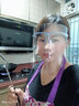 厨房炒菜防油烟防油溅面罩女士脸部防护透明面具做饭烧菜护脸神器 2个镜架+15张镜片 实拍图