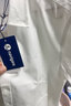 纳维凯尔意大利小帆船纯棉短袖衬衫男士透气夏装薄款撞色领白衬衣职业正装 漂白 L /40 实拍图