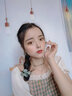 清晨的星星低丸子头发绳女生绑头发头绳大肠发圈扎头发高弹力耐用橡皮筋新款 墨绿布艺 实拍图