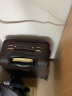 MINLUBAOLUO商务皮箱拉杆箱男士飞机轮行李箱男旅行箱女密码登机箱子母箱子 咖色竖款 20英寸可登机 晒单实拍图
