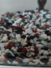 森森（SUNSUN）鱼缸底砂玻璃砂鱼缸装饰造景彩色水族箱造景石鱼缸底沙石头 五彩天然彩砂500g 实拍图