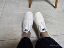 回力 Warrior 帆布鞋女鞋夏百搭小白鞋透气懒人鞋一脚蹬ins女原宿风单鞋布鞋 WXY-A446T 白色 40 实拍图
