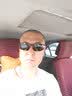 暴龙（BOLON）眼镜男款 高清偏光开车太阳镜 铝镁合金半框复古驾驶墨镜BL2282 A17镜框黑/镜片墨绿【经典款】 实拍图