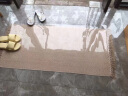 锦品 日式棉麻编织地毯客厅卧室床边毯薄款野餐毯可机洗玄关门口定制 麻色黄 60x130cm 实拍图