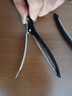 觅馨美发夹子无痕夹一字夹鸭嘴夹刘海头发造型防滑定位夹理发专用分区 无痕夹黑色一支（+发绳） 实拍图