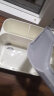 米米酱卫生间置物架 免打孔浴室置物收纳架洗手间加厚太空铝四角篮1只装 实拍图