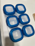 奥秀（OXO）婴儿辅食盒分装格宝宝零食罐防漏可外出携带冷冻保鲜密封可微波 海军蓝 60ml*6个 晒单实拍图