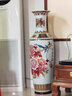 垚罄 景德镇陶瓷器粉彩大花瓶落地客厅摆件乔迁礼物酒店公司开业礼品 锦绣满园-开堂款 1米单个 配底座 实拍图