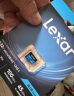 雷克沙（Lexar）128GB TF（MicroSD）存储卡 C10 U3 V30 A1 高速内存卡 读速100MB/s 持久稳定（633x） 实拍图