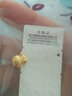 明牌珠宝 足金3D硬金黄金福袋吊坠项链配件转运珠送礼女AFP0059定价 轻版约0.43-0.51克 实拍图