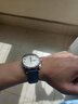 积优（JEAYOU）轻便运动表带橡胶表带适用浪琴康卡斯万国欧米茄海马300沛纳海宝珀百年灵帝舵豪利时万宝龙手表带 蓝色 20mm 针扣 实拍图