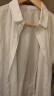 G2000时尚女装职业短袖白色衬衫女 春夏款商务OL简约纯色单排扣衬衣00747001 白色/00 34/160 晒单实拍图