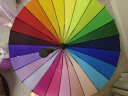 美度（MAYDU）双人雨伞直杆24骨彩虹伞长柄晴雨伞M5002 晒单实拍图