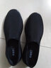 布瑞京春季男单鞋老北京布鞋透气布面中老年软底老人鞋黑色干活开车男鞋 黑色 42 (260mm) 实拍图