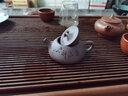 茶.风尚 紫砂壶宜兴纯手工功夫茶具泡茶壶石瓢壶竹紫泥石瓢套装家用送礼 套餐二（刻字石瓢） 实拍图