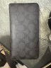 蔻驰COACH【官方直供】男士长款钱包灰黑色PVC配皮F25517N3A 晒单实拍图